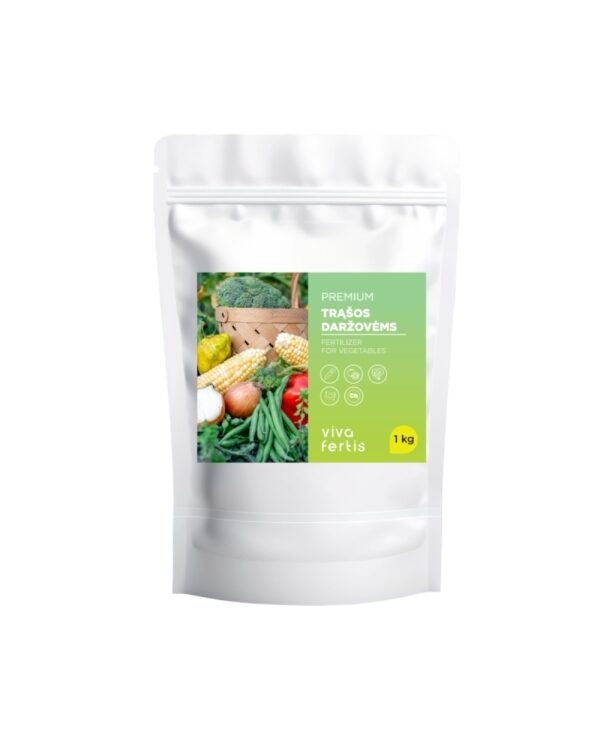 VIVA FERTIS GRANULIUOTOS TRĄŠOS DARŽOVĖMS, 1KG 