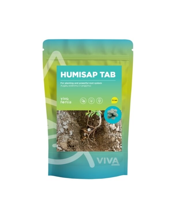 Tabletės HUMISAP TAB sodinimui, 15 vnt.
