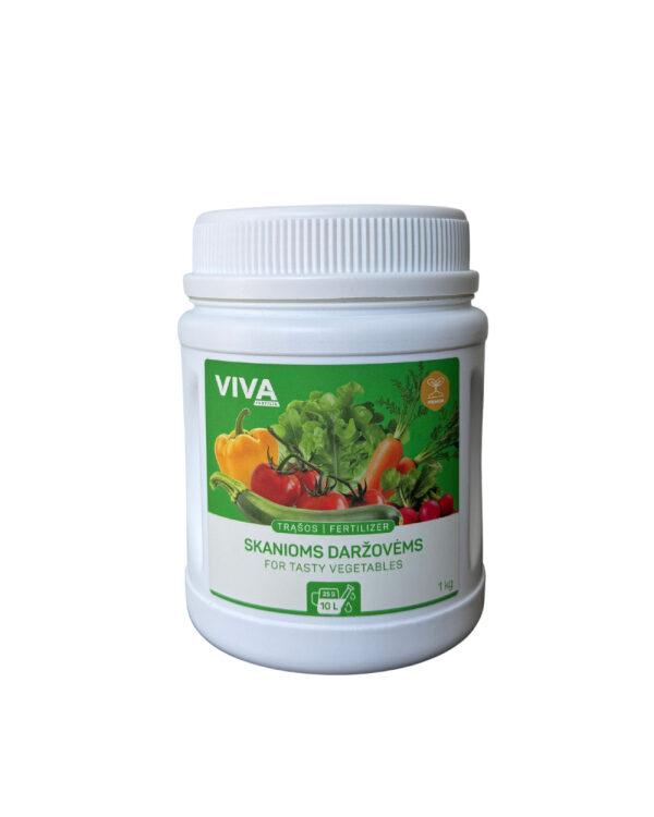 TIRPIOS TRĄŠOS SKANIOMS DARŽOVĖMS, 1 KG