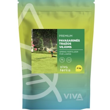 GRANULIUOTOS PAVASARINĖS/VASARINĖS TRĄŠOS VEJOMS, 4KG